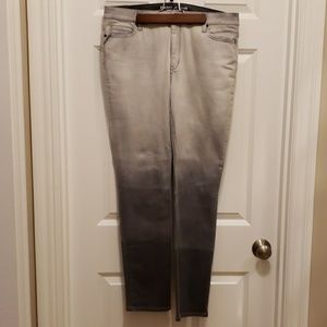DKNY Gray Ombre Jeans Size 12